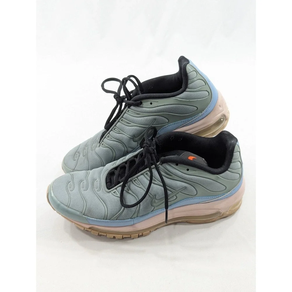 Nike Air Max 97 Plus Mens 10 Mica Green Barely‎ Rose Running  AH8144-300